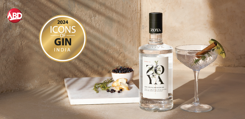Zoya Gin Wins ‘Campaign Innovator of the Year’ at ICONS OF GIN India 2024 Awards & ‘New Product of the Year’ at Ambrosia Awards, INDSPIRIT 2024.